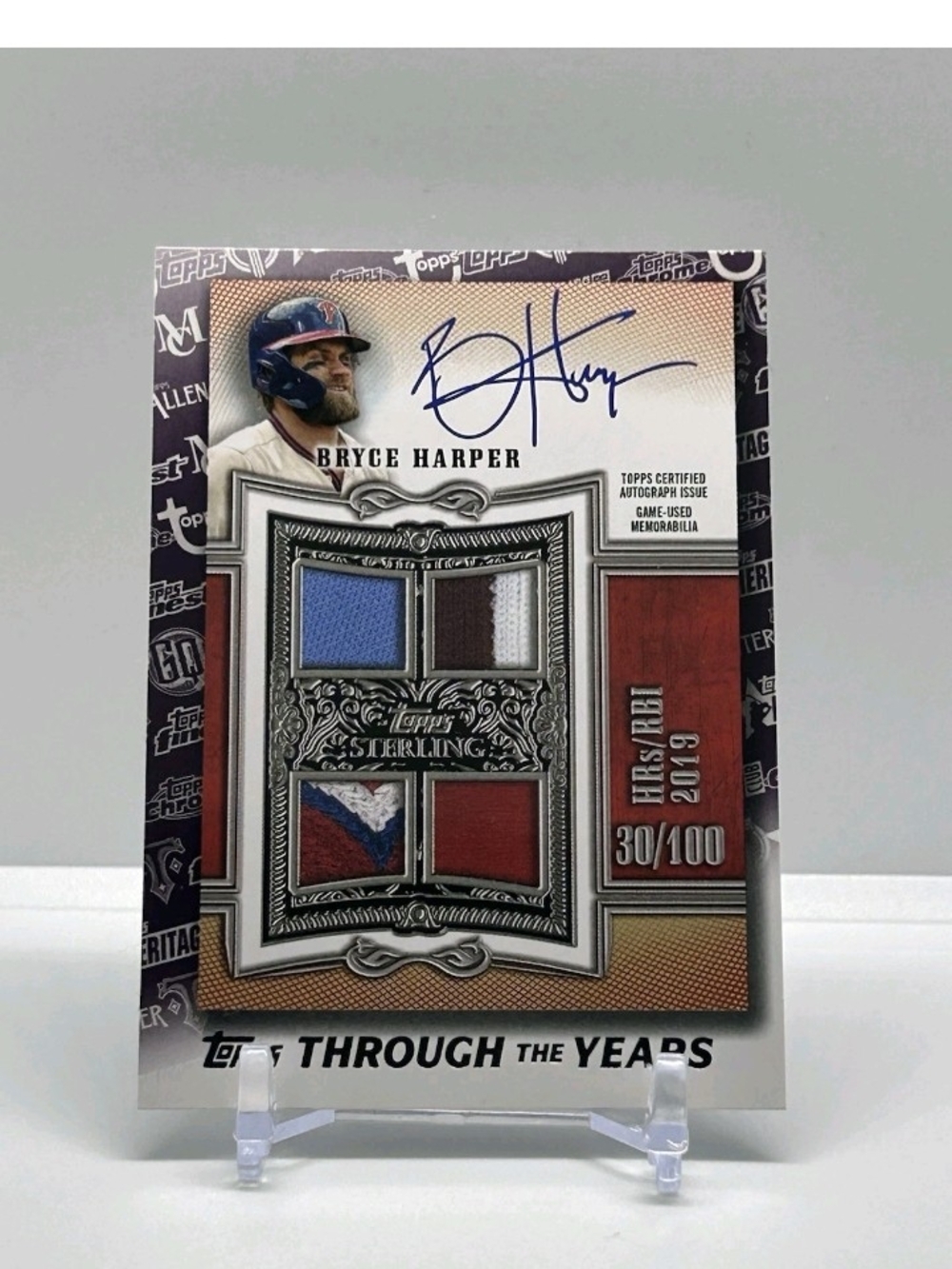 2021 Topps Through the Years #TTY8 Bryce Harper
